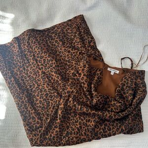 Good American Leopard Maxi Dress